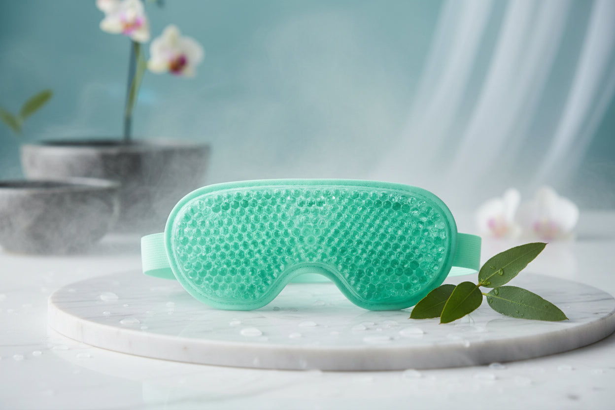 Gel Cooling Ice Face Eye Mask Facial Mask Hot Cold Compress Pack Gel Beads Cold Face Eye Mask Ice Pack,Compress Sleeping Facespa