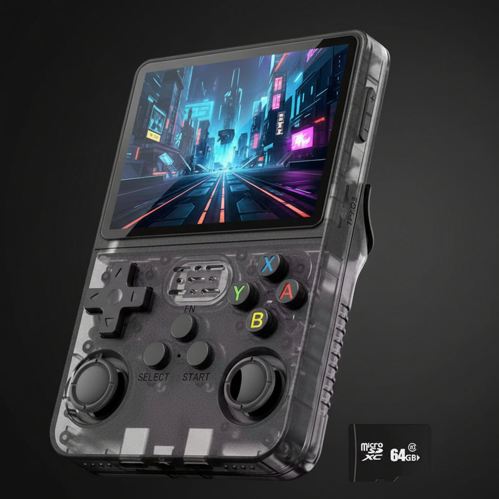 R36S Retro Handheld Game Console – 3.5" Pocket Video Player with 20,000 Games, 64GB/128GB Storage & Arkos 2.0 System 🎮✨