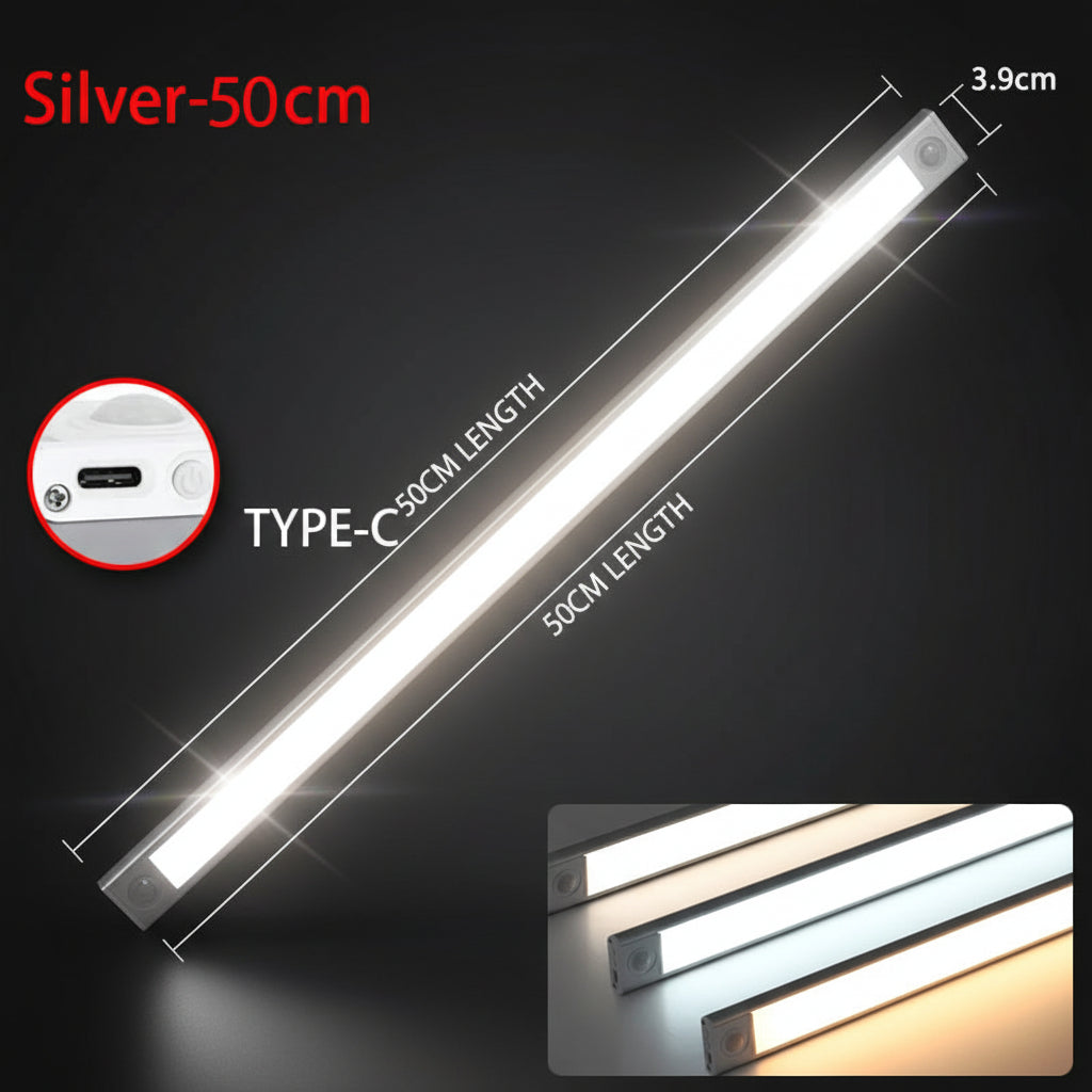 LED Motion Sensor Night Light – Magnetic Under Cabinet Light for Closet, Kitchen & Home 🌙✨
