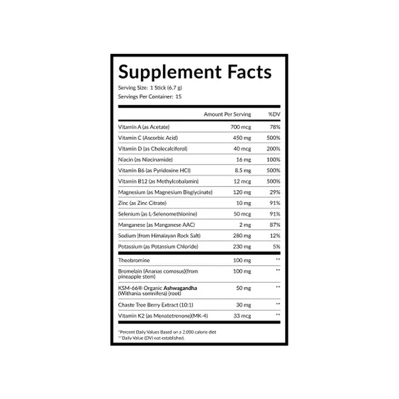 Beam Glow + Biotic Duo — 30 Single-Serve Sticks for Hormone Balance & Gut Health (Strawberry Kiwi + Mixed Berry)