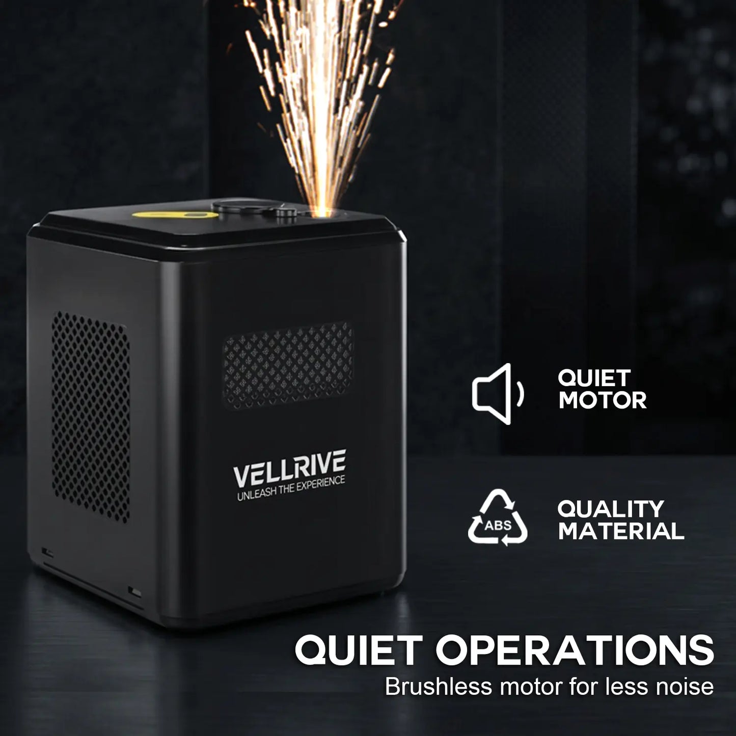Premium Mini Cold Spark Machine Accessory Set - 50G Unforgettable Effect, Non-Heated Tech, Remote Control, Advanced Safety Features, Indoor & Outdoor Safe, Ideal for Weddings, Commercial Lighting Parties
