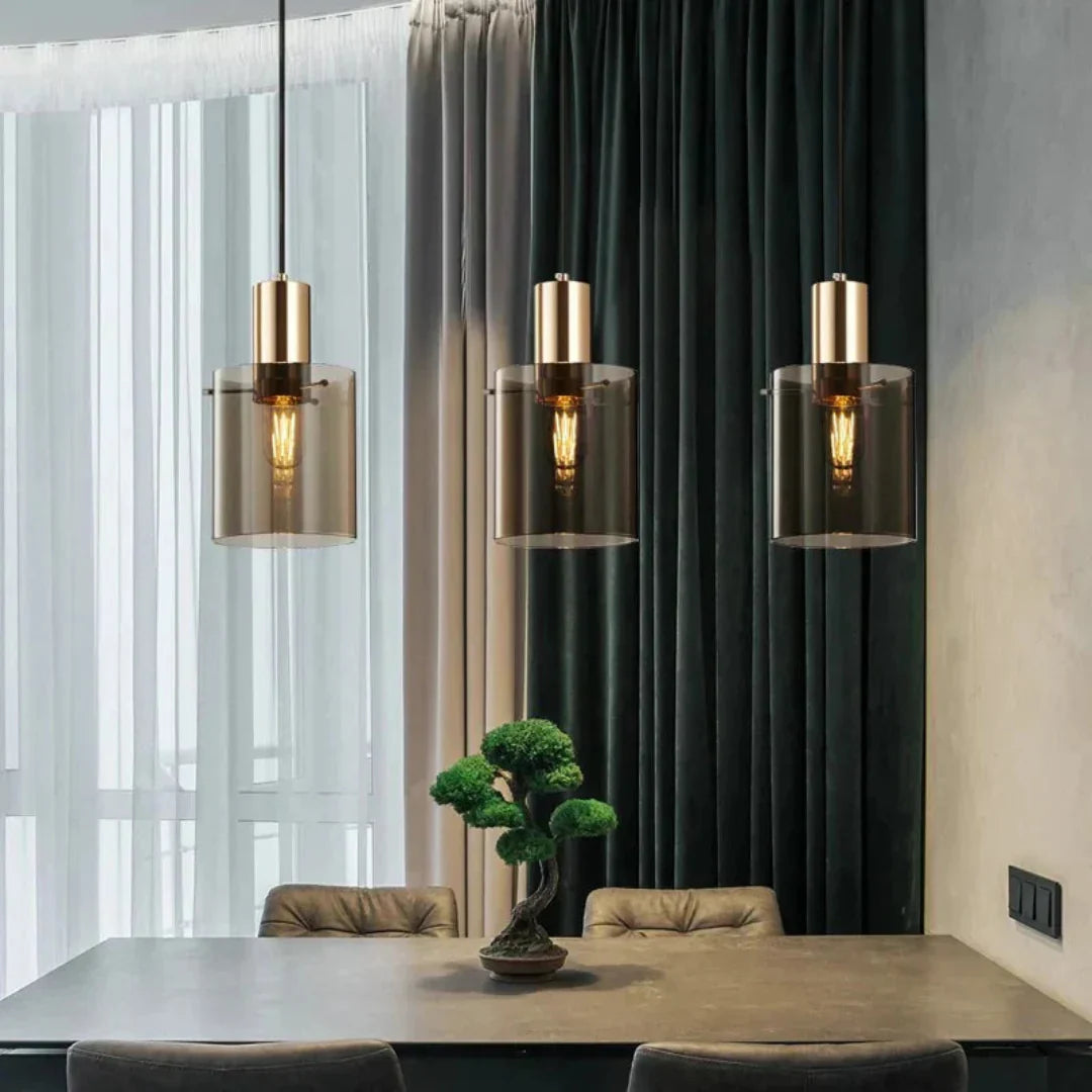Luxe Hanglamp in Glas – Moderne Elegantie En Led-Verlichting