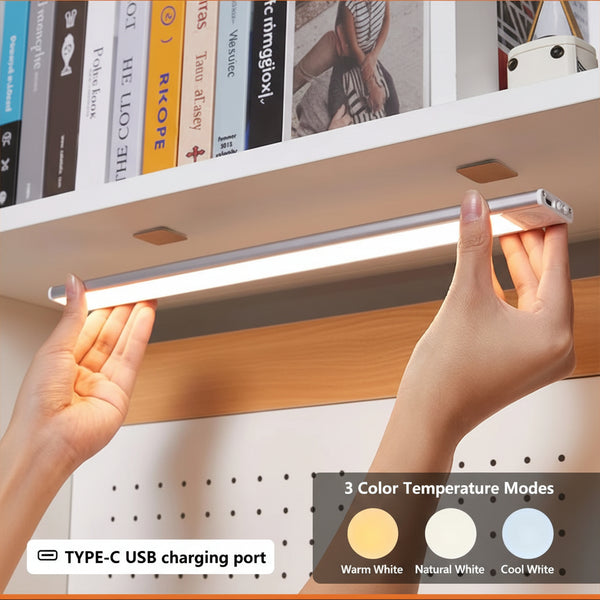 LED Motion Sensor Night Light – Magnetic Under Cabinet Light for Closet, Kitchen & Home 🌙✨