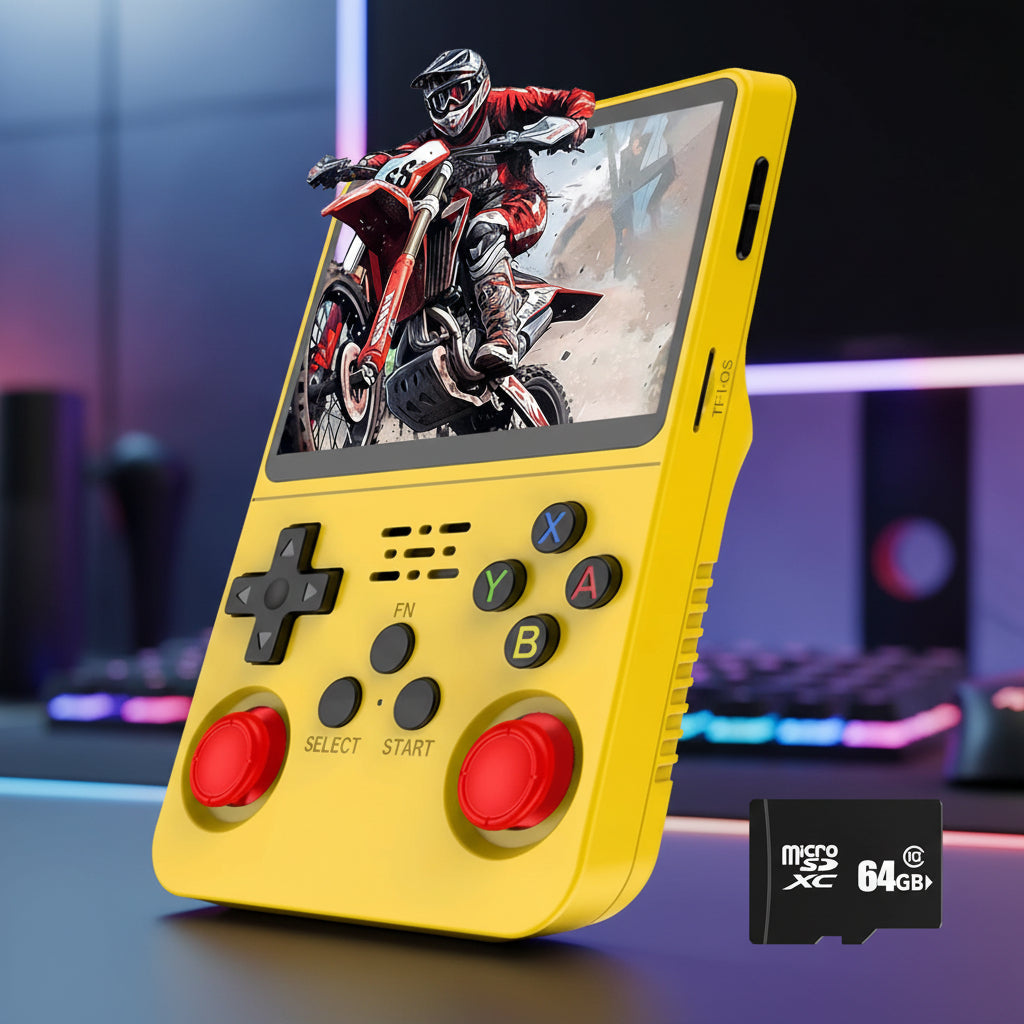 R36S Retro Handheld Game Console – 3.5" Pocket Video Player with 20,000 Games, 64GB/128GB Storage & Arkos 2.0 System 🎮✨