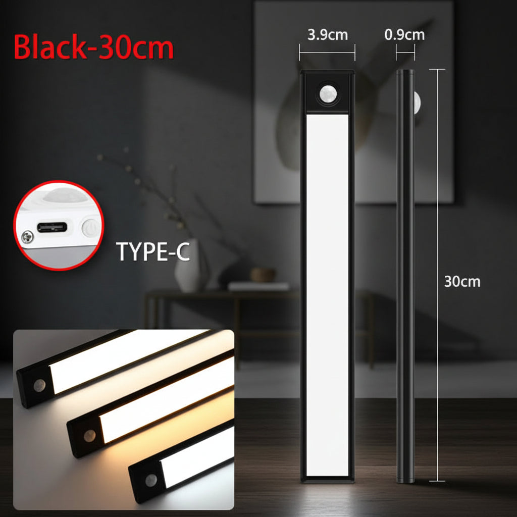 LED Motion Sensor Night Light – Magnetic Under Cabinet Light for Closet, Kitchen & Home 🌙✨