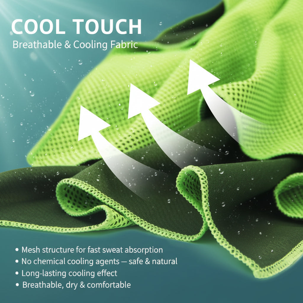 Cooling Ice Towels Microfiber Yoga Cool Thin Towel Outdoor Sport Gym Wear Icing Sweat Band Top Sports Towel Summer Cooling Scarf