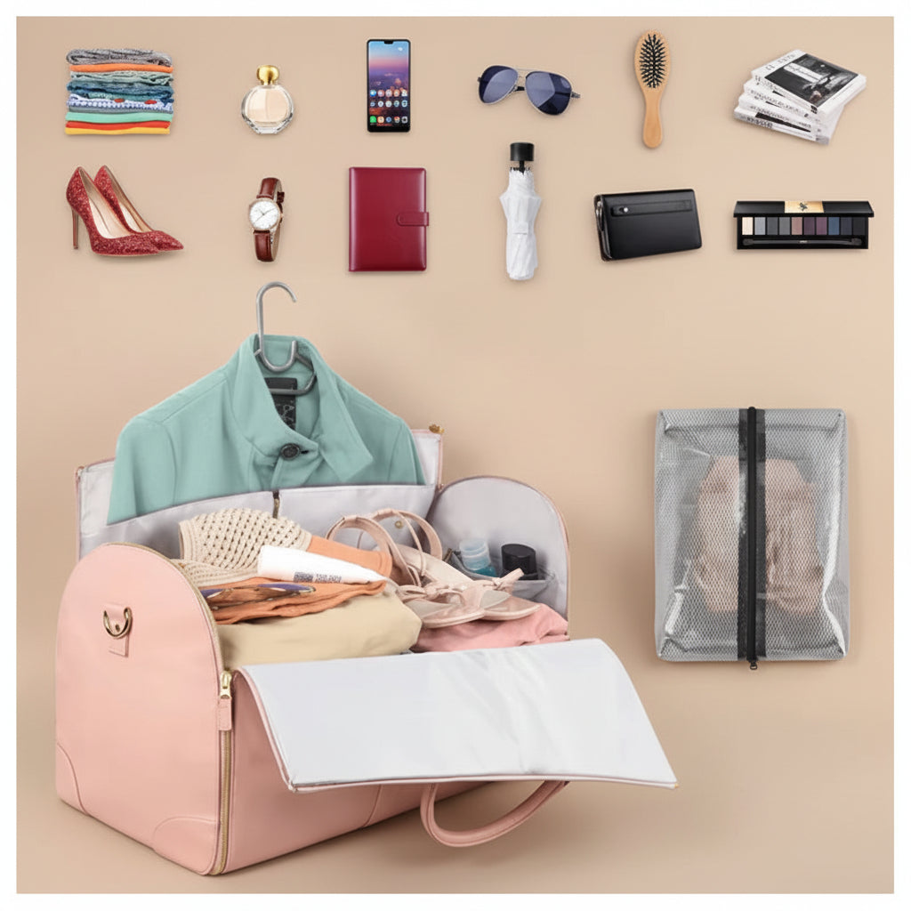 Multi Function Organizer Foldable Travel Women'S Bag Outdoor Fitness Bag Coach Bag Large Capacity Duffle Handbag