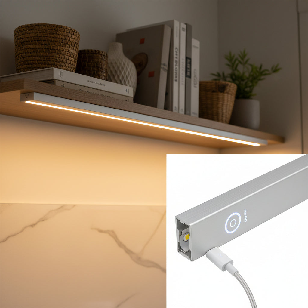 LED Motion Sensor Night Light – Magnetic Under Cabinet Light for Closet, Kitchen & Home 🌙✨