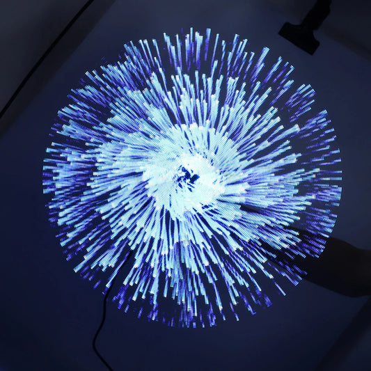 3D Hologram Fan with 224 LED Lights – High-Resolution 800×480P Advertising Display for Stores, Bars & Events 🌈📺