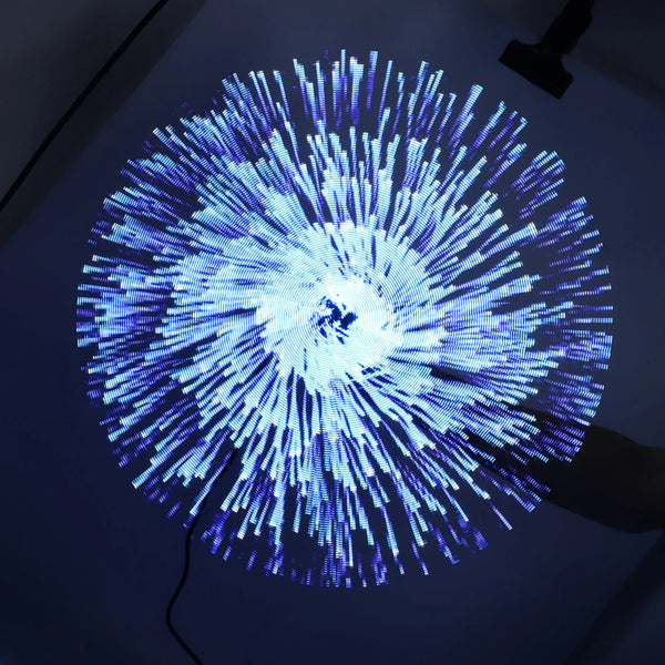 3D Hologram Fan with 224 LED Lights – High-Resolution 800×480P Advertising Display for Stores, Bars & Events 🌈📺