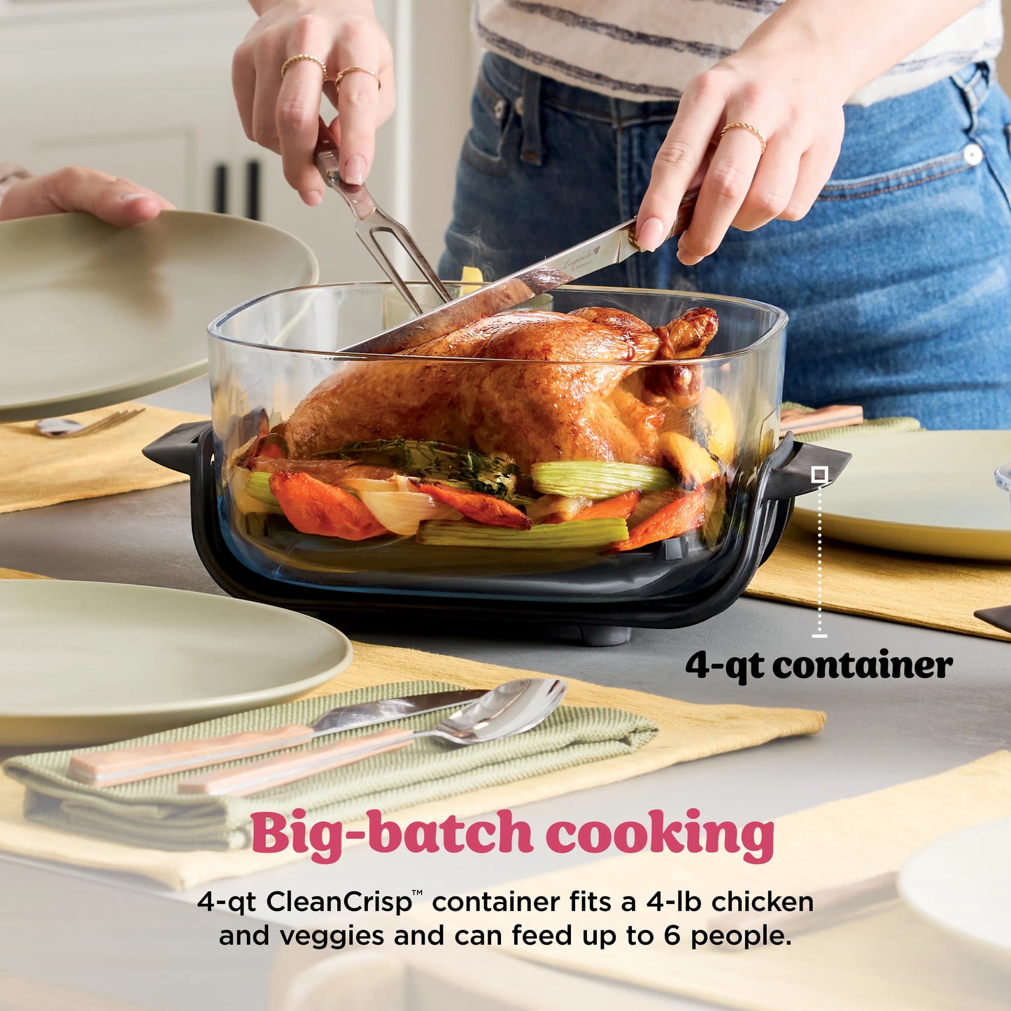 Ninja Crispi 4-In-1 Glass Air Fryer - FN101