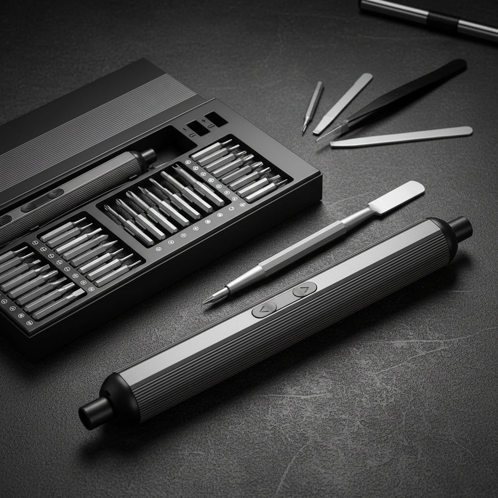 Ultimate 68-in-1 Electric Precision Screwdriver Set with 5 Adjustable Torque Settings - Perfect for DIY Projects on iPhones, Glasses, Watches, and More!