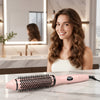 Dual Voltage Ionic Thermal Brush for Curling and Straightening 6 Temperature Settings & LED Digital Display Hot Air Styler