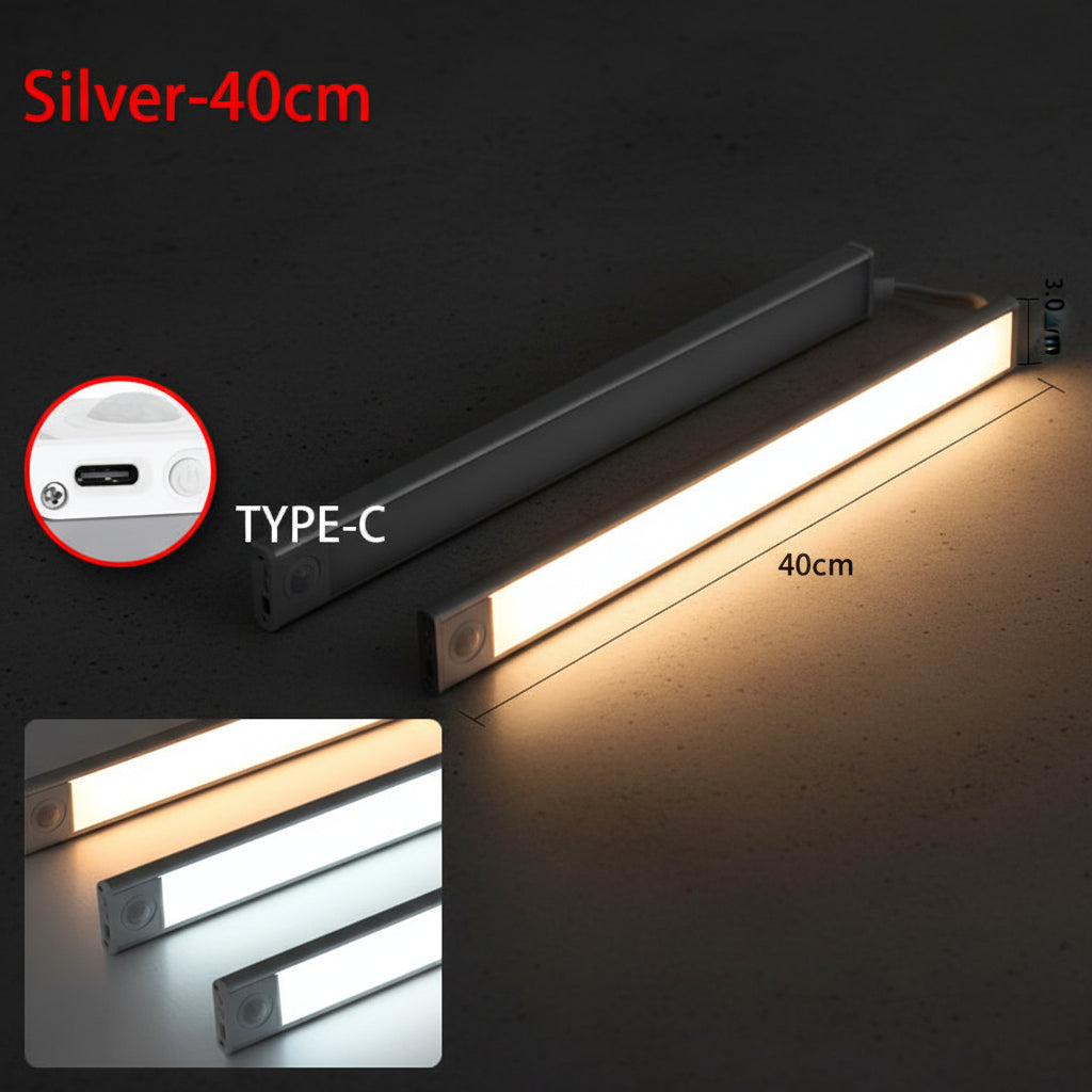LED Motion Sensor Night Light – Magnetic Under Cabinet Light for Closet, Kitchen & Home 🌙✨