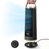 LEVOIT 2026 New Windi Tower Fan, Portable, up to 20H Runtime, 5 Speeds + Turbo, 0–90° Oscillation, 20Db Quiet DC Motor, 23 Ft/S Airflow, Night Light, Foldable Charging Base, Timer 2/4/8/12H, Cooling Fan, Cordless Fan, Summerwins