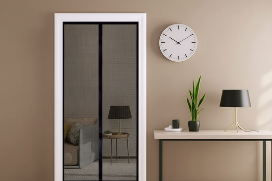 Magnetic Screen Door Curtain – No-Drill Easy Install for Hands-Free Entry & Bug Protection