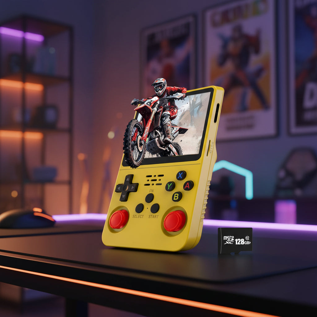 R36S Retro Handheld Game Console – 3.5" Pocket Video Player with 20,000 Games, 64GB/128GB Storage & Arkos 2.0 System 🎮✨