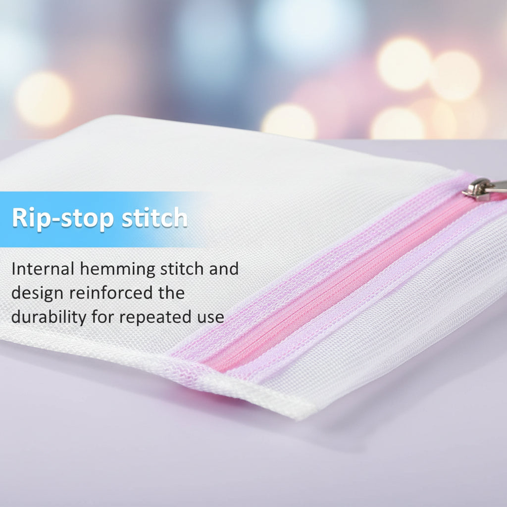 Mesh Laundry Bags for Delicates Durable Protective Wash Bags Travel Storage Bags for Intimates Lingerie, 7PCS (1XXL, 1XL,1L,1M,1S,2 Bra Bags)