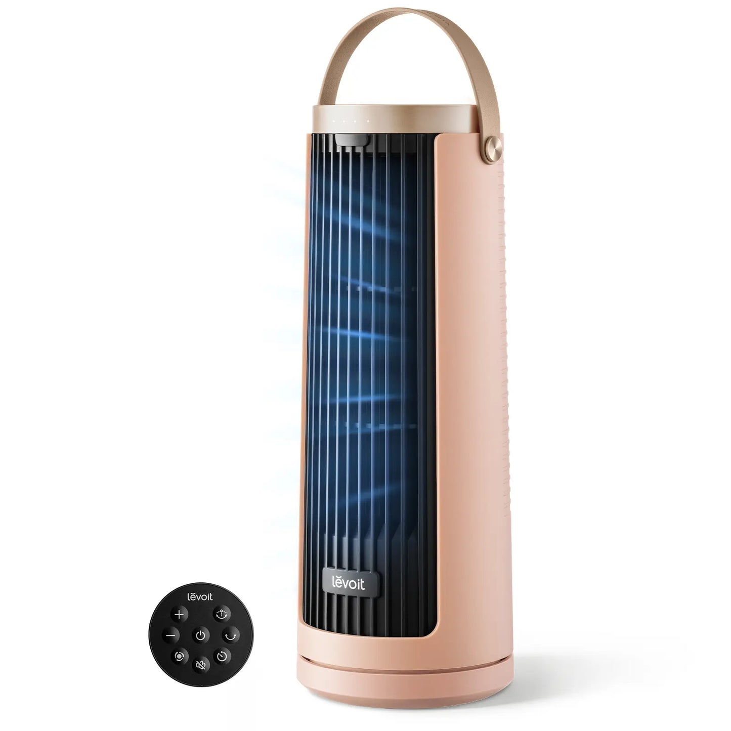 LEVOIT 2026 New Windi Tower Fan, Portable, up to 20H Runtime, 5 Speeds + Turbo, 0–90° Oscillation, 20Db Quiet DC Motor, 23 Ft/S Airflow, Night Light, Foldable Charging Base, Timer 2/4/8/12H, Cooling Fan, Cordless Fan, Summerwins