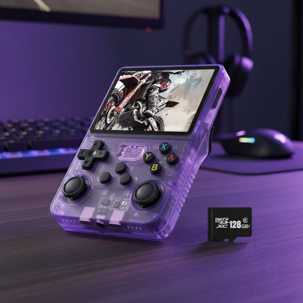 R36S Retro Handheld Game Console – 3.5" Pocket Video Player with 20,000 Games, 64GB/128GB Storage & Arkos 2.0 System 🎮✨