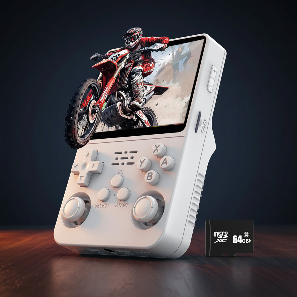 R36S Retro Handheld Game Console – 3.5" Pocket Video Player with 20,000 Games, 64GB/128GB Storage & Arkos 2.0 System 🎮✨