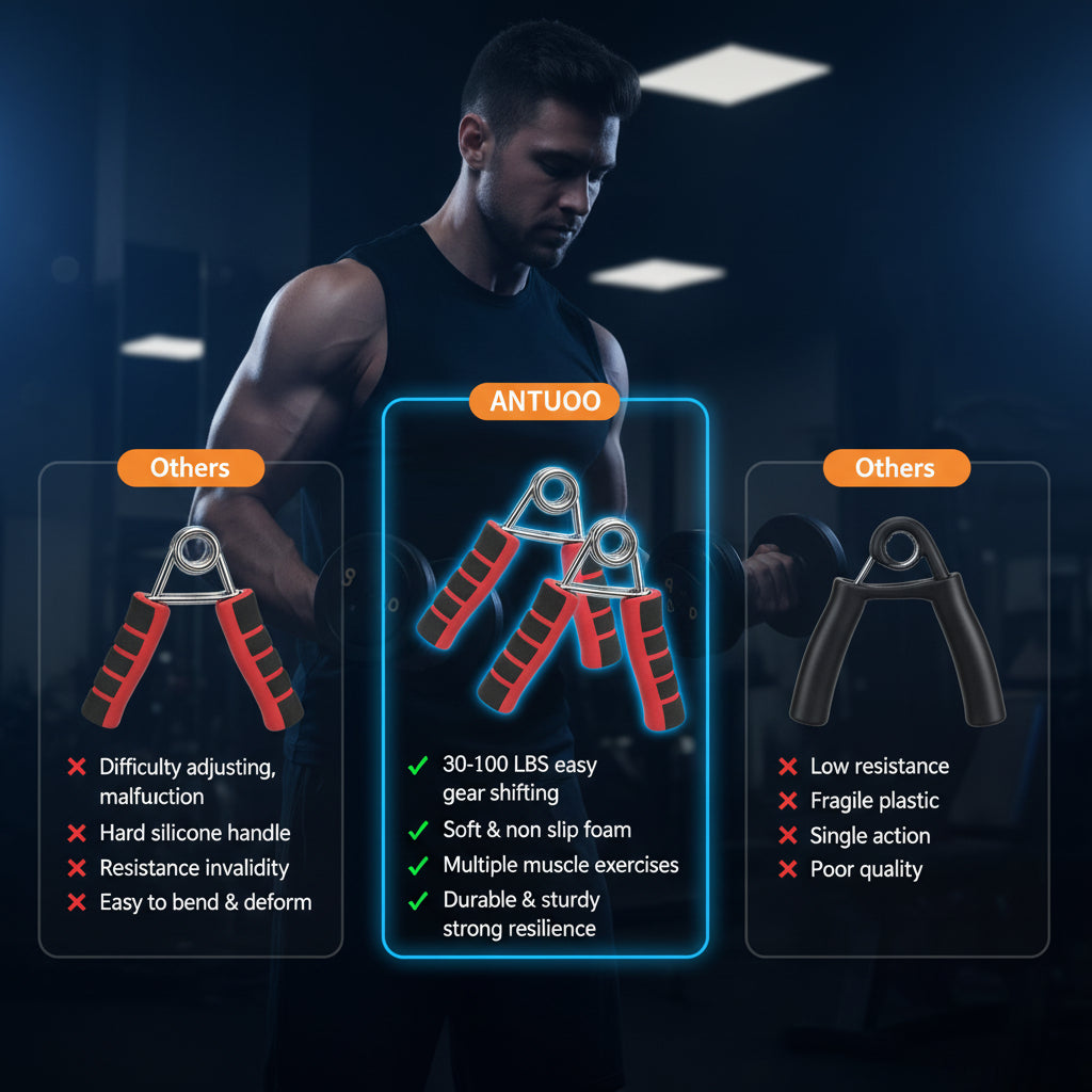 Arm Trainer,3 Level 60-100LBS Adjustable,Chest&Arm Workout Equipment for Men,Muscle&Strength Trainer,Portable Spring Resistance, Perfect Gift