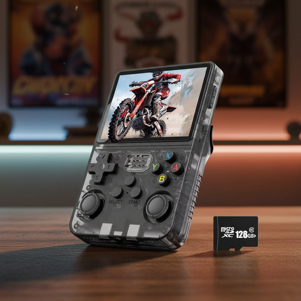 R36S Retro Handheld Game Console – 3.5" Pocket Video Player with 20,000 Games, 64GB/128GB Storage & Arkos 2.0 System 🎮✨