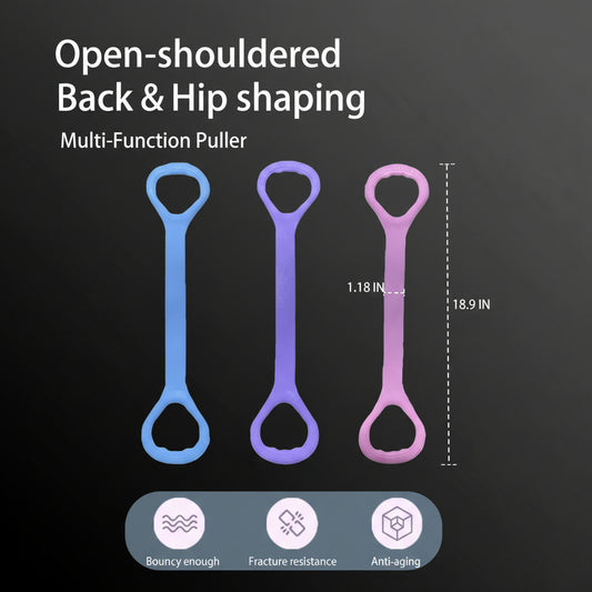 Resistance Band for Fitness, Multi-Function Workout Band for Yoga, Strength Training & Flexibility (Multiple Color Options)