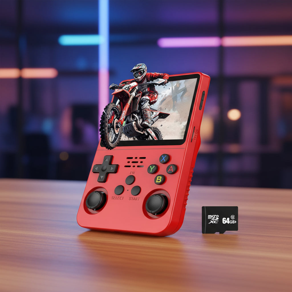 R36S Retro Handheld Game Console – 3.5" Pocket Video Player with 20,000 Games, 64GB/128GB Storage & Arkos 2.0 System 🎮✨