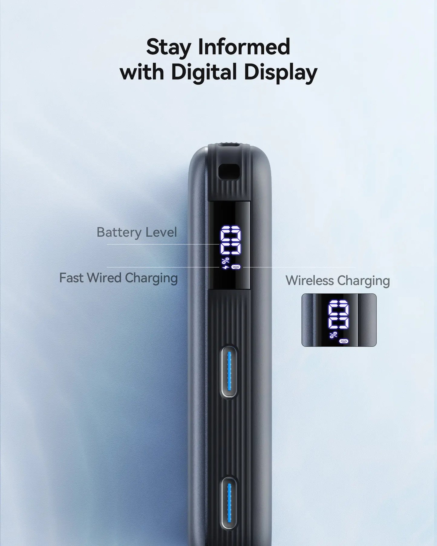 INIU P781 Snapgo Air Qi2.2 Certified 25W 10000Mah Magnetic Power Bank, Ultra Slim 45W Fast Charging Power Bank Travel Wireless Metal Battery Pack, Detachable Lanyard USB C Cable Phone Charger for Iphone 17 16 15 14 13 12 Series,Summerwins
