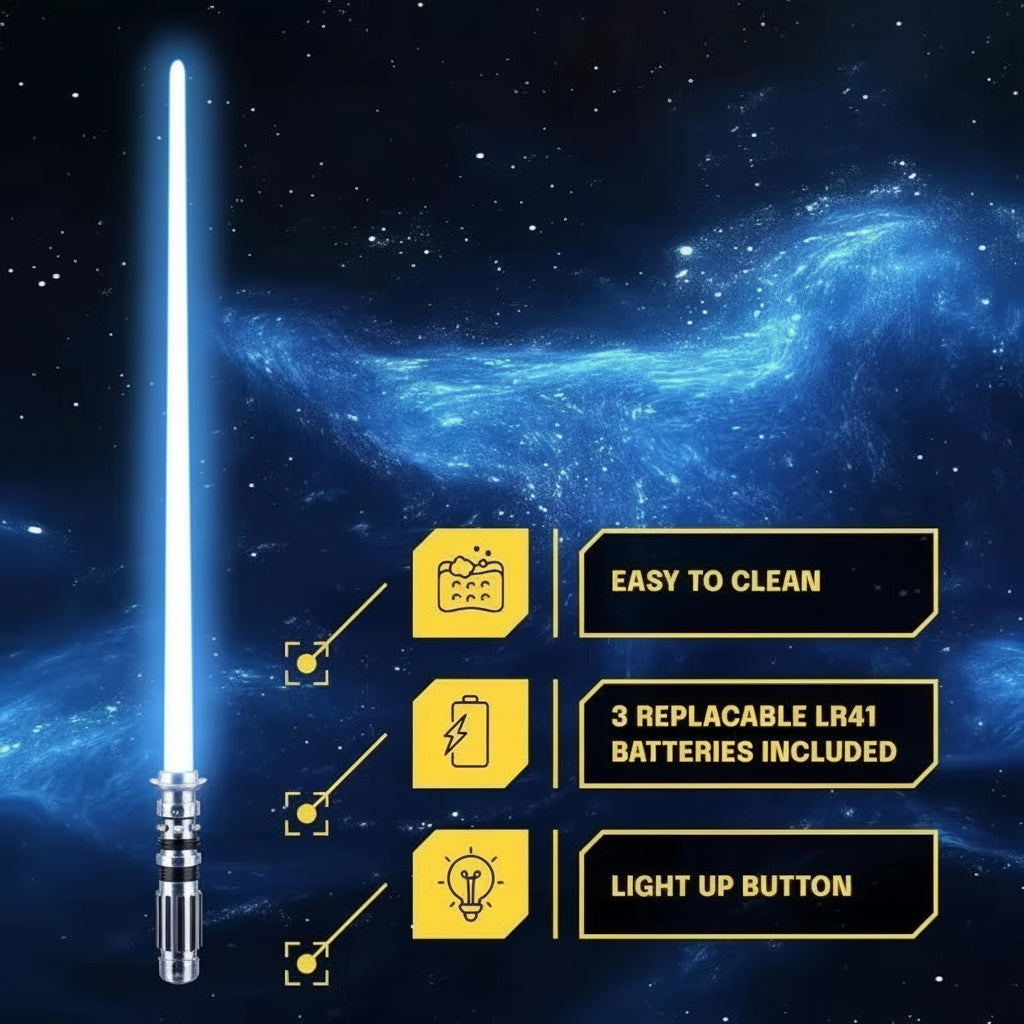 1 Pair LED Lightsaber Emits Light Chopsticks Reusable Washable and Removable Sushi Chopsticks Lightsaber Fun Glowing Chopsticks